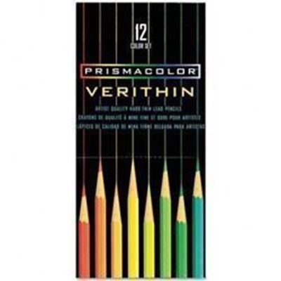 Prismacolor Premier Verithin Colored Pencils - 12 / Set