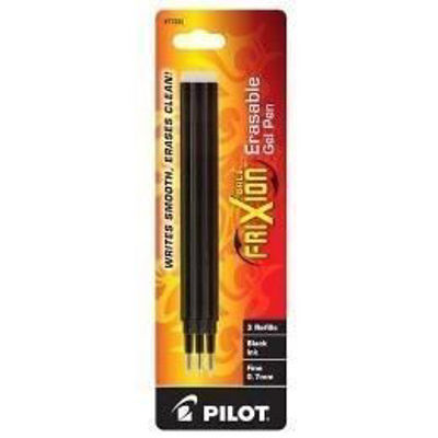 PI0FX7R3BLK Pilot Frixion Refill 3 Pack Fine Point