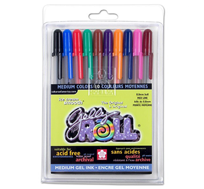 Sakura Gelly Roll Moonlight Dusk Pen Set, Bold Line, 5 Colors