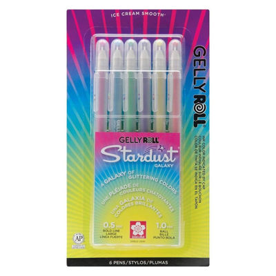 SK37903 Sakura Gelly Roll Stardust 6pack-Galaxy