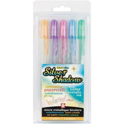 SK58530 Sakura Gelly Roll Silver Shadow 5pack