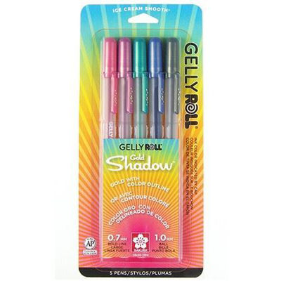 SK58760 Sakura Gelly Roll Gold Shadow 5pack