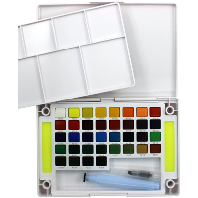 SKXNCW-36N Sakura Koi Water Color Pocket Field Sketch Box- 36 Colors