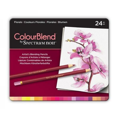 CCSPECCB-FLO24 Spectrum Colourblend Pencils Florals 24pc