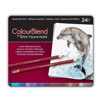 CCSPECCB-SHA24 Spectrum Colourblend Pencils Shade & Tone 24pc