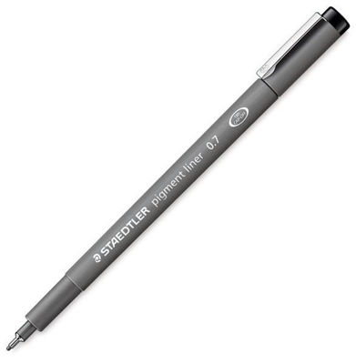 MS30807-9 Staedtler Pigment Liner 0.7mm / Black