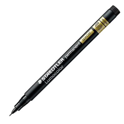 MS319S-9 	Staedtler Lumocolor Permanent Marker Special- Super Fine