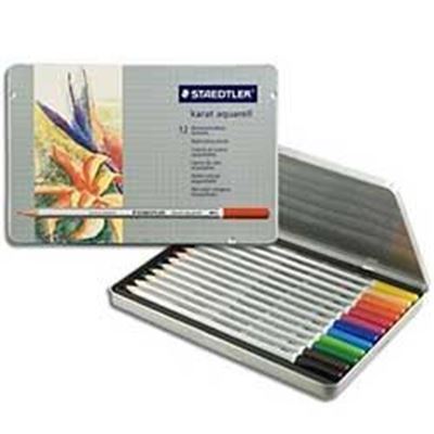 MS125M12 Staedtler Karat Watercolor Pencil 12 Set