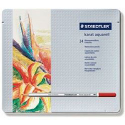 MS125M24 Staedtler Karat Watercolor Pencil 24 Set