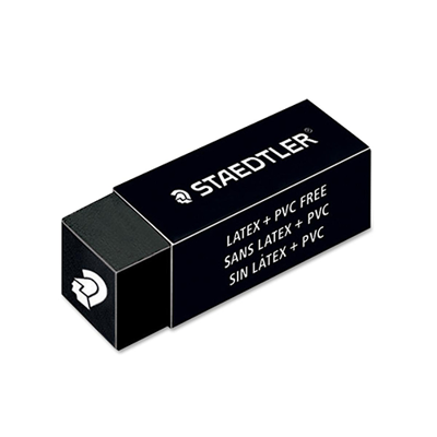 MS525C20-90 Staedtler Extruded Eraser Stick Black