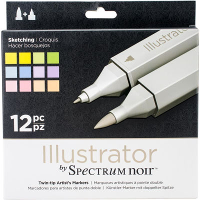 Spectrum Noir Illustrator 12 PC Sketching