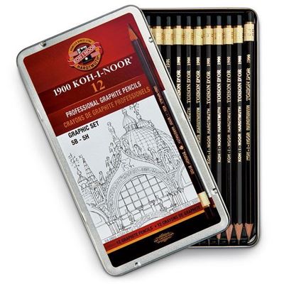 kofa1502111g-koh-i-noo-hardtmuth-graphic-pencil-set