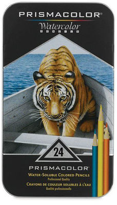 SA4065 Prismacolor Premier Water-Soluble Color Pencil 24 Set 