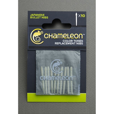  Chameleon Replacement Bullet Nibs - 10 Pack