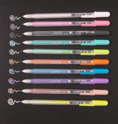 Sakura Souffle Gel Pens Sample