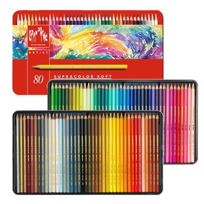 CR3888.380 Caran D'Ache Artist Supracolor Pencils, Assort. 80 P