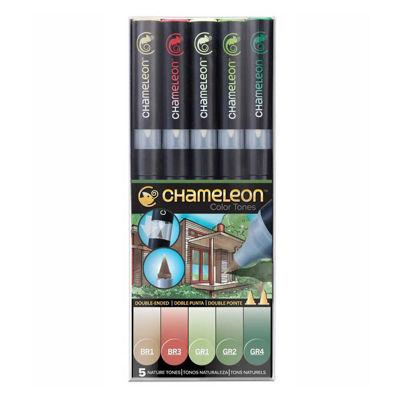 CLCT0514 Chameleon 5-Pen Nature Tones Set
