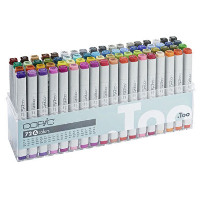 Copic Sketch Marker 72 Color Set A