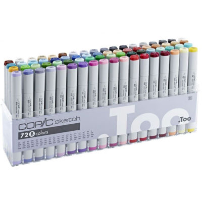 Copic Sketch Marker 72 Color Set B