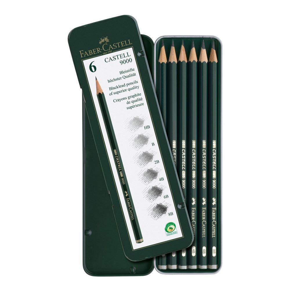 Faber-Castell Graphite Sketch 6-Pencil Set