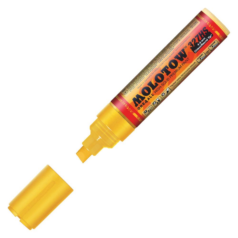 Stylefile YELLOW acrylic 4mm round tipped marker pen 