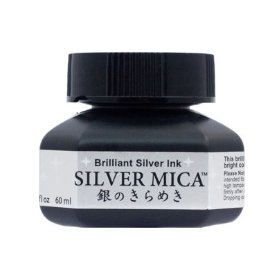 Zig Brilliant Gold Ink Silver Mica (60ml)