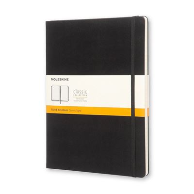 	 Moleskine Classic Notebook Ruled Soft Black Large