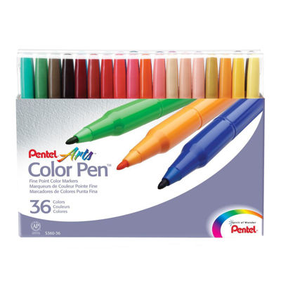 Pentel Color Pen 36-Color Set