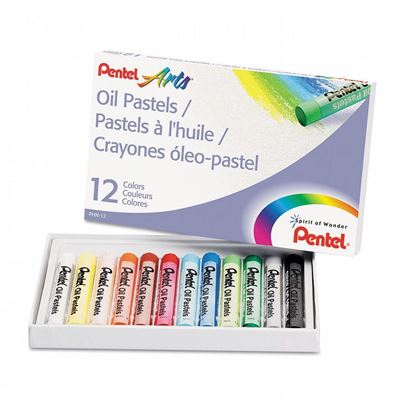 Pentel Arts Oil Pastels - 12 Color Set