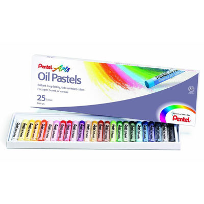 Pentel Arts Oil Pastels - 25 Color Set