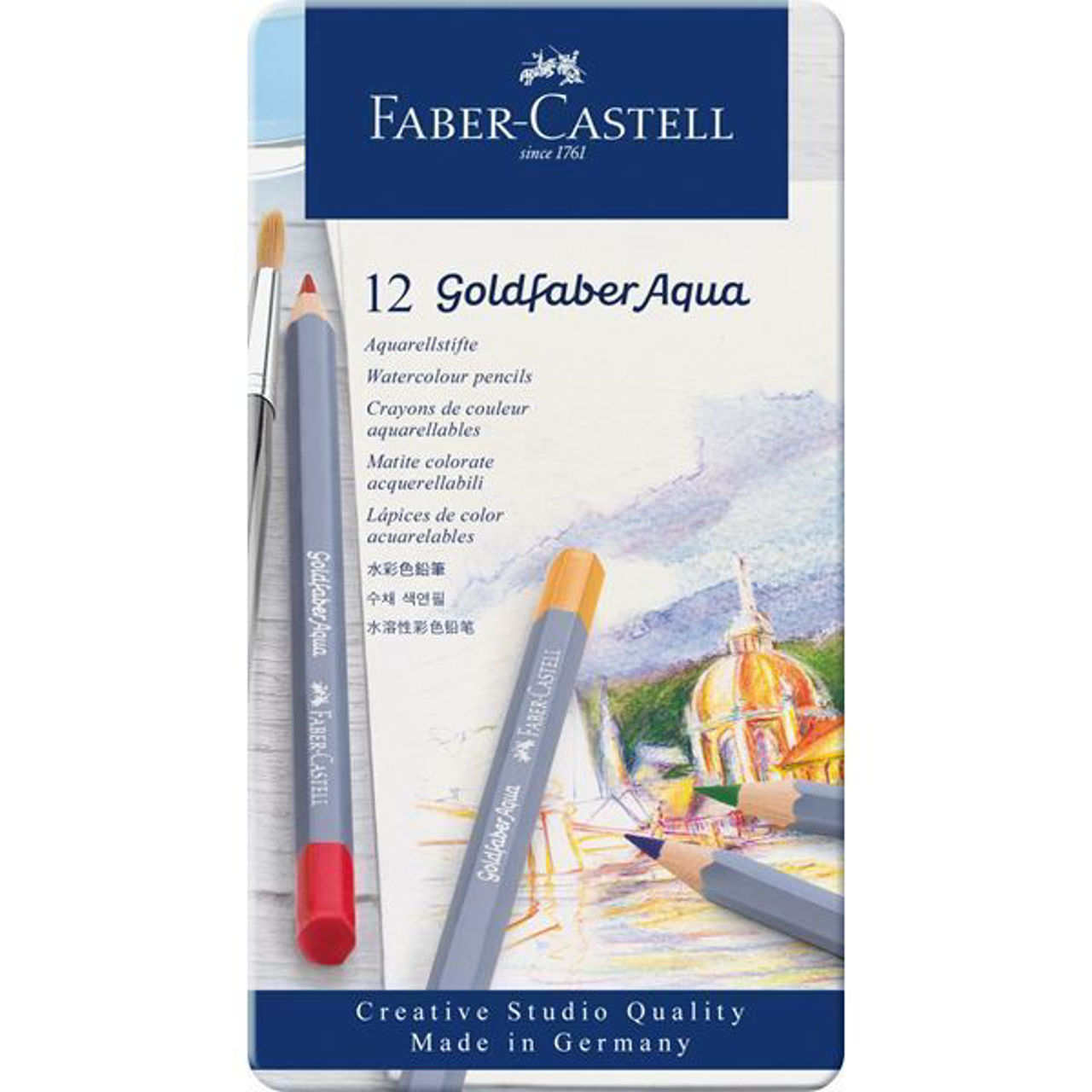 Show details for Faber-Castell GoldFaber Aqua Watercolor Pencil Sets Picture of Faber-Castell GoldFaber Aqua Watercolor Pencil Sets