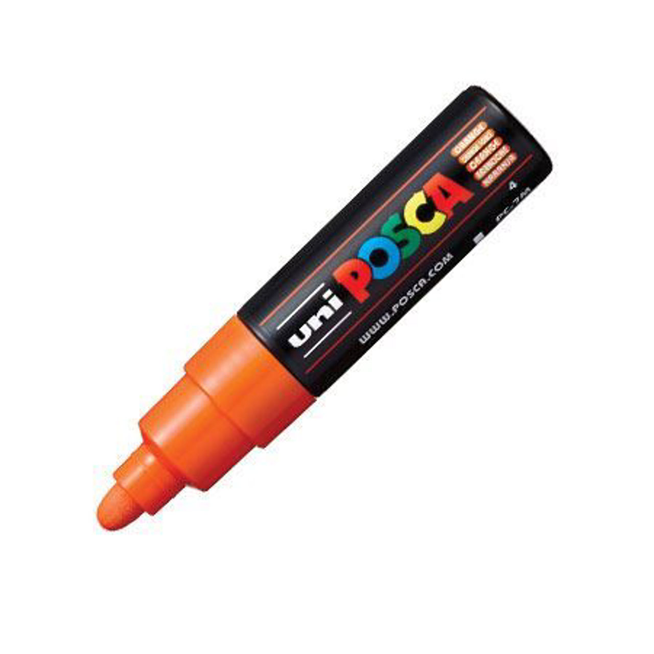Show details for POSCA PC-7M Broad Bullet Orange Picture of POSCA PC-7M Broad Bullet Orange