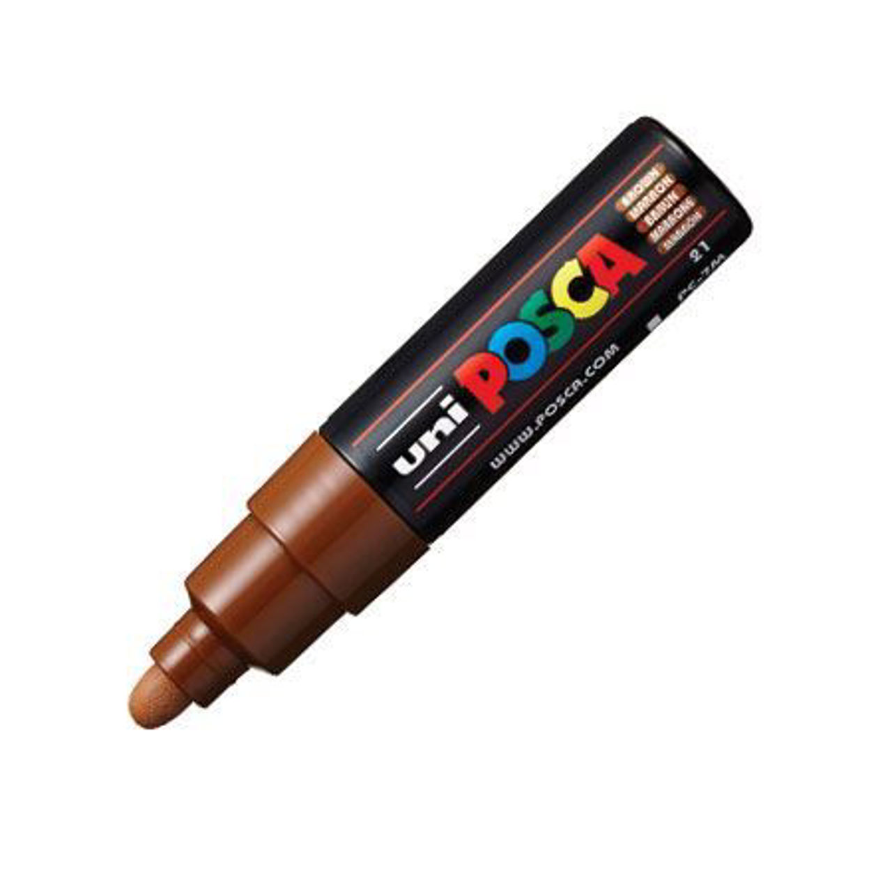 Show details for POSCA PC-7M Broad Bullet Brown Picture of POSCA PC-7M Broad Bullet Brown