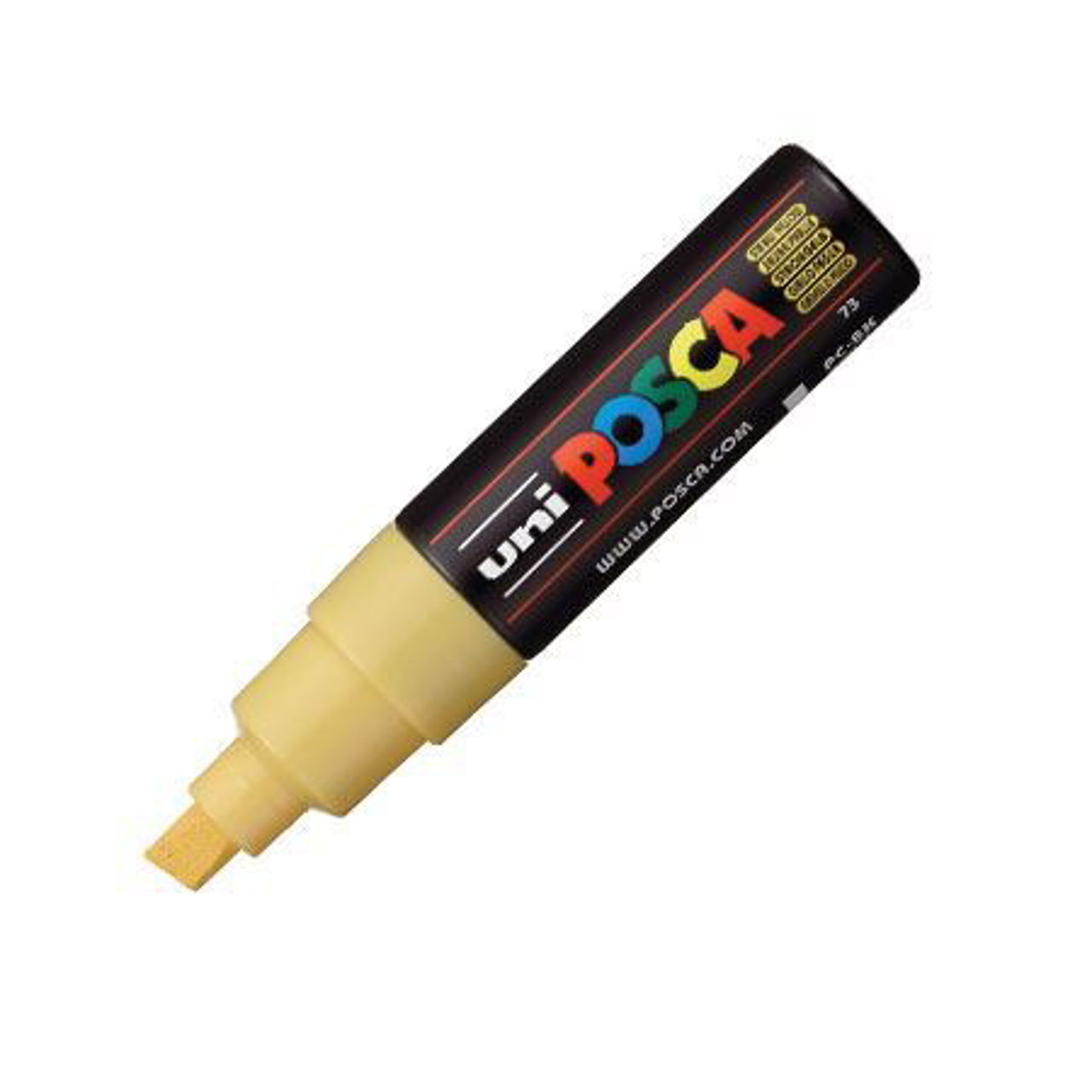 Show details for POSCA PC-8K Broad Straw Yellow Picture of POSCA PC-8K Broad Straw Yellow