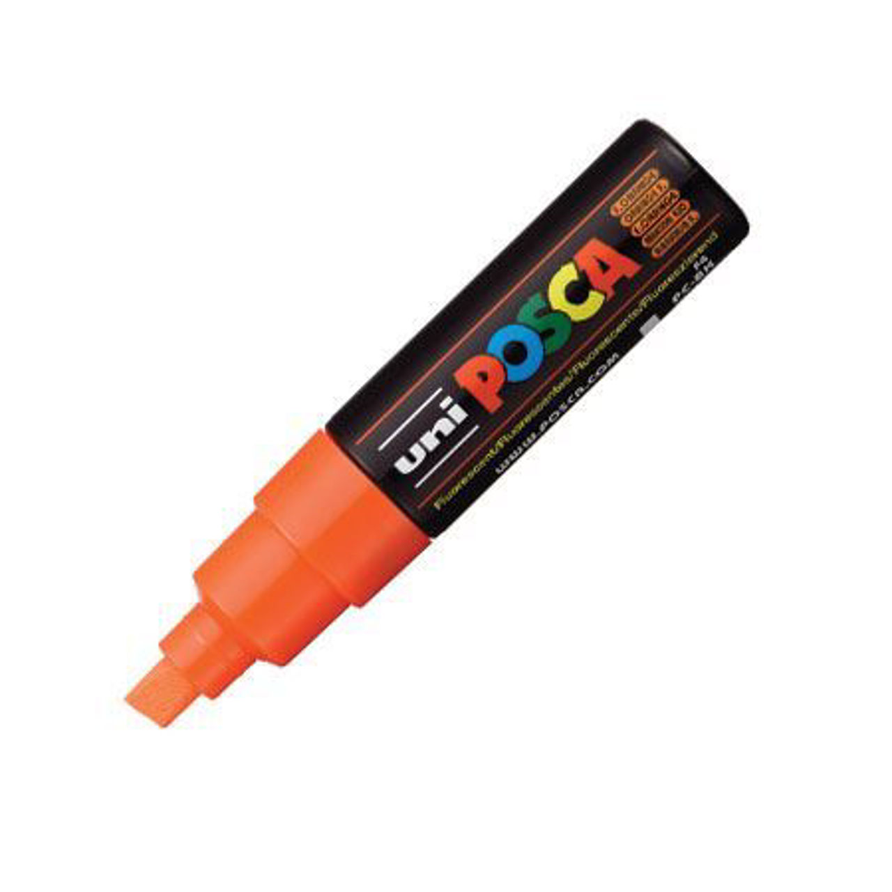 Show details for POSCA PC-8K Broad Fluo Orange Picture of POSCA PC-8K Broad Fluo Orange