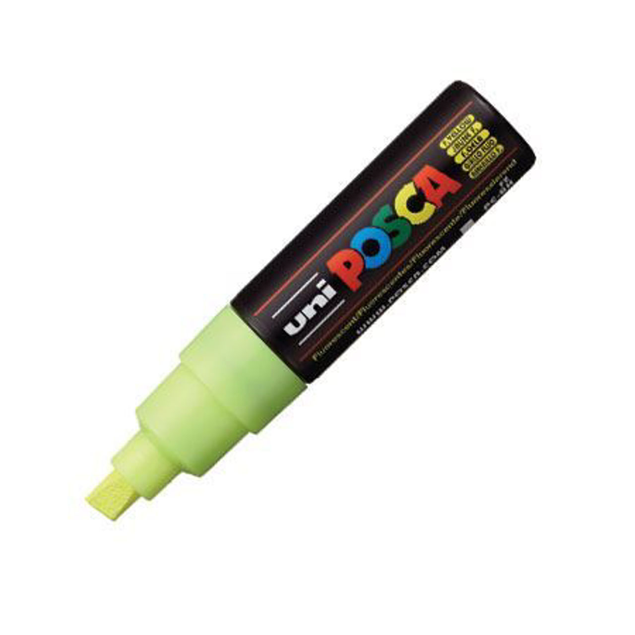 Show details for POSCA PC-8K Broad Fluo Yellow Picture of POSCA PC-8K Broad Fluo Yellow
