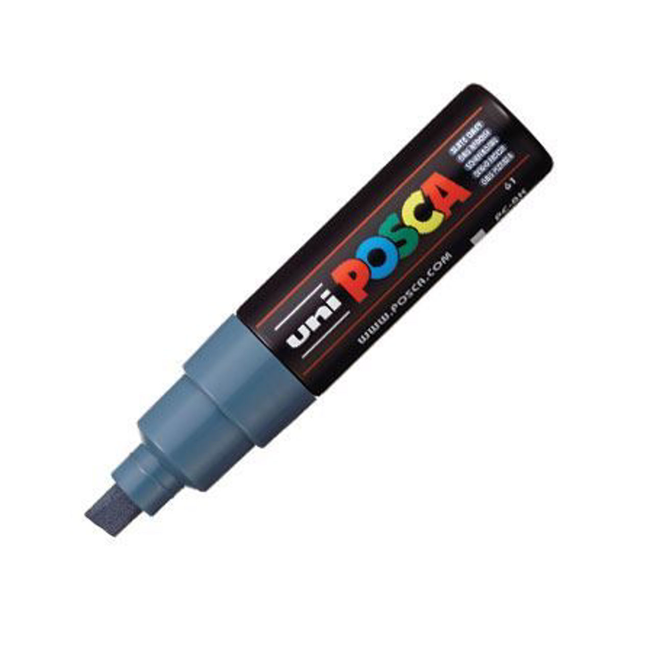 Show details for POSCA PC-8K Broad Slate Grey Picture of POSCA PC-8K Broad Slate Grey