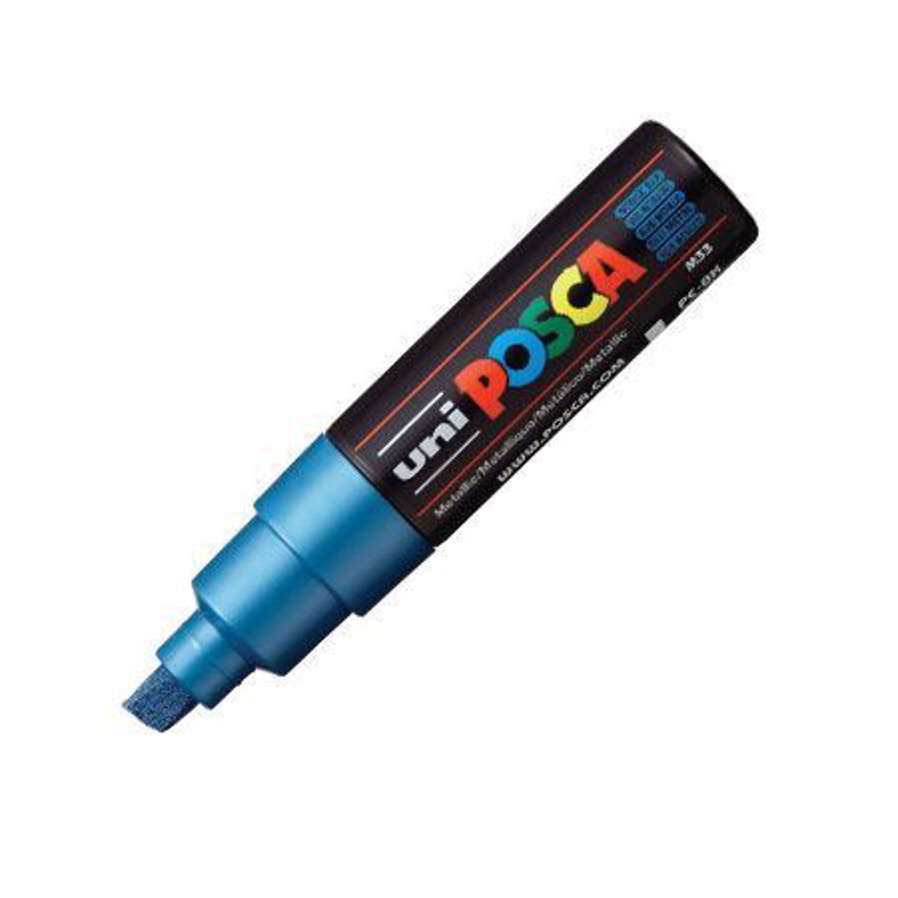 Show details for POSCA PC-8K Broad Metal Blue Picture of POSCA PC-8K Broad Metal Blue