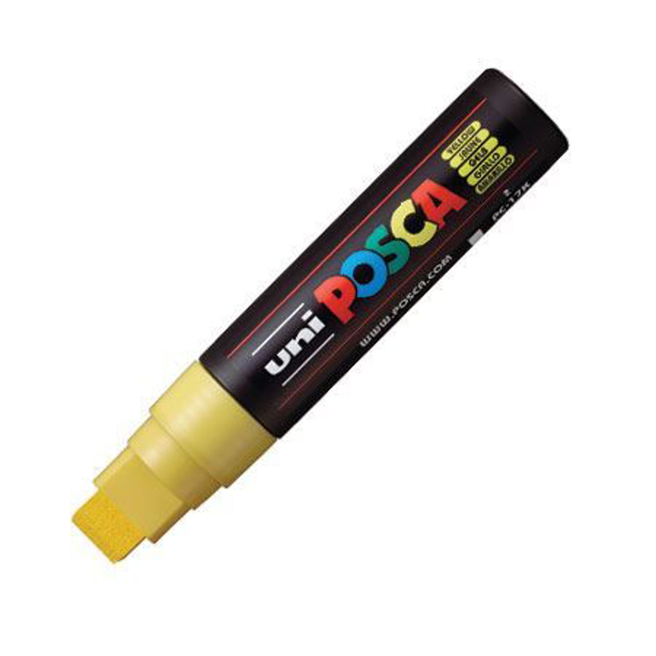 Show details for POSCA PC-17K Xbroad Yellow Picture of POSCA PC-17K Xbroad Yellow