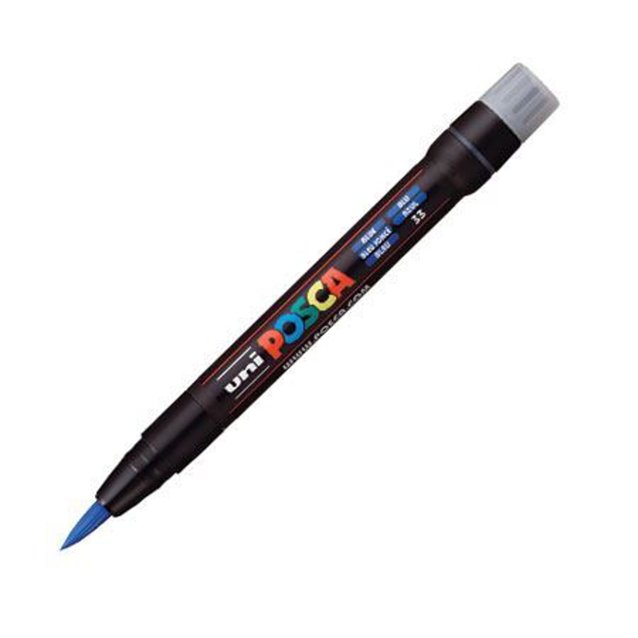 Show details for POSCA PCF-350 Brush Blue Picture of POSCA PCF-350 Brush Blue