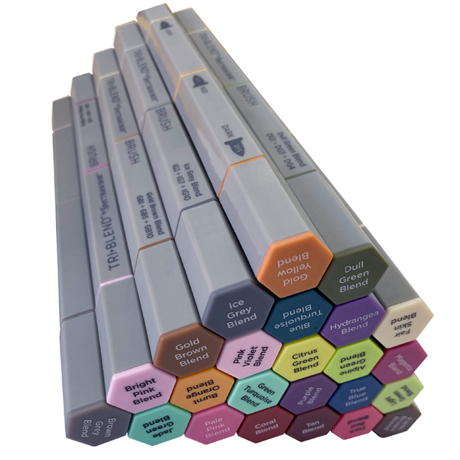 Home Carpe Diem Markers. Spectrum Noir Tri Blend Brush Markers