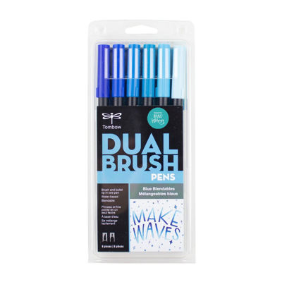 Picture of Tombow ABT Dual Brush 6pc Blendable Sets