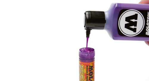 Refilling The Molotow 4-8 mm Acrylic Paint Marker