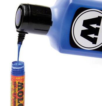 Refilling The Molotow 2mm Acrylic Paint Marker